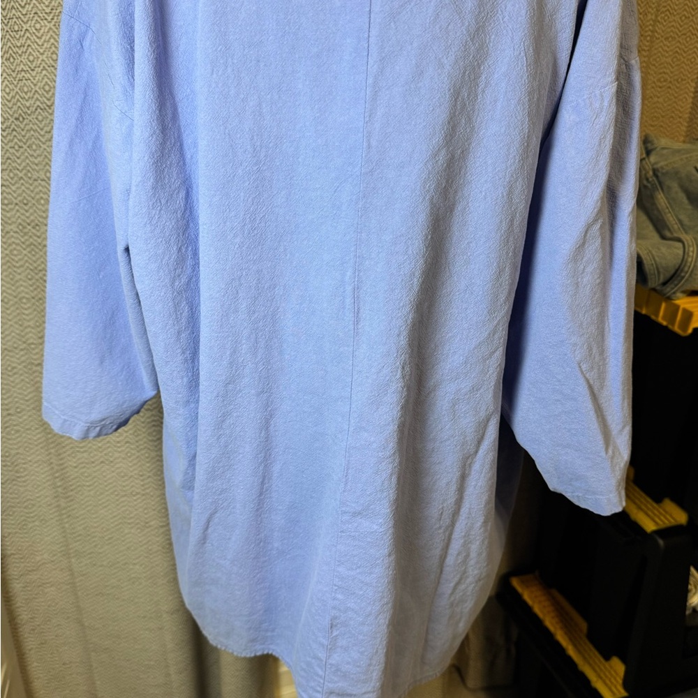 Blue Top with sea shells Anthony Resort wear - Picture 7 of 9